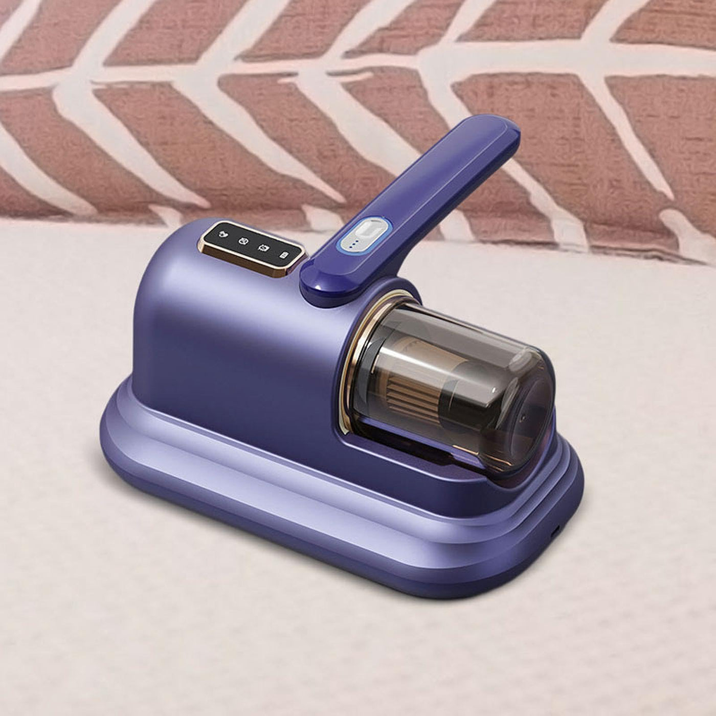 LOVIVER Matratzenreiniger, Staubentfernung, Sofa-Reinigungsmaschine, kabelloser Staubsauger, Staubentferner, Handstaubsauger für Kissen, Blau Und Violett