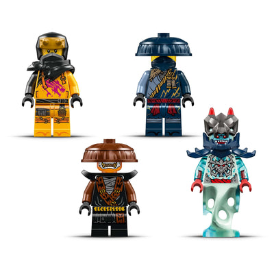 LEGO NINJAGO Rogues Mech-Drachenreiter - Ninja-Spielzeug mit Drachen, 4 Minifiguren und Ausrüstung - Geschenkidee für Jungen und Fans von Aufstieg der Drachen ab 8 Jahren - 71843