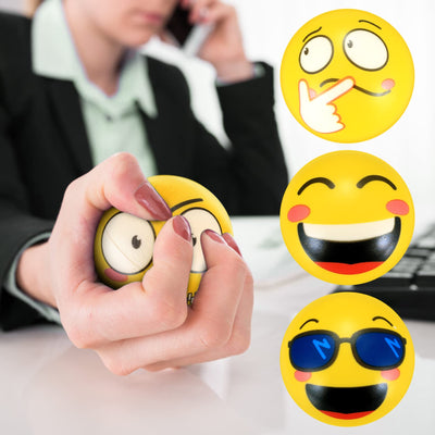 18 Stücke Stressball, Anti Stress Spielzeug Bälle, Antistressbälle für Kinder Erwachsene Mitgebsel Gastgeschenke Kindergeburtstag Weihnachten