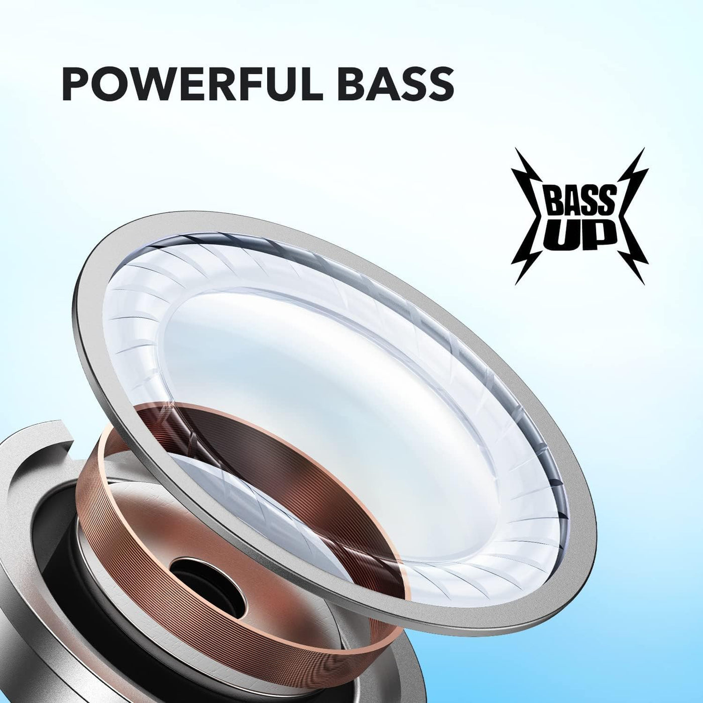 soundcore by Anker P20i Kabellose Bluetooth Kopfhörer in-Ear, 10mm Treiber, Bluetooth 5.3, Anpassbarer EQ, 30 Std. Spielzeit, IPX5 wasserfest, 2 Mikros mit KI, einzeln verwendbar (Blau)