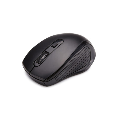 Amazon Basics – Tastatur-Maus-Set, ergonomisch, kabellos, DE Layout - schwarz