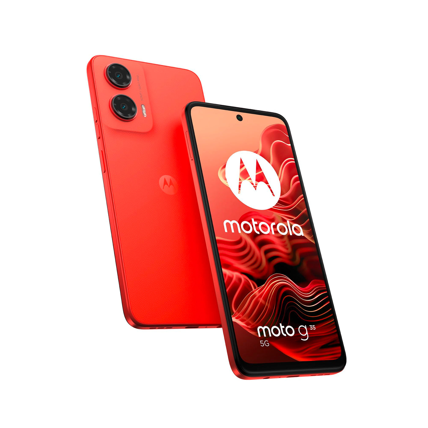 Motorola Moto g55 5G Smartphone (6,49"-FHD+-Display, 50-MP-Kamera, 8/256 GB, 5000 mAh, Android 14) Twilight Purple (Veganes Kunstleder), inkl. Schutzcover [Exklusiv bei Amazon]