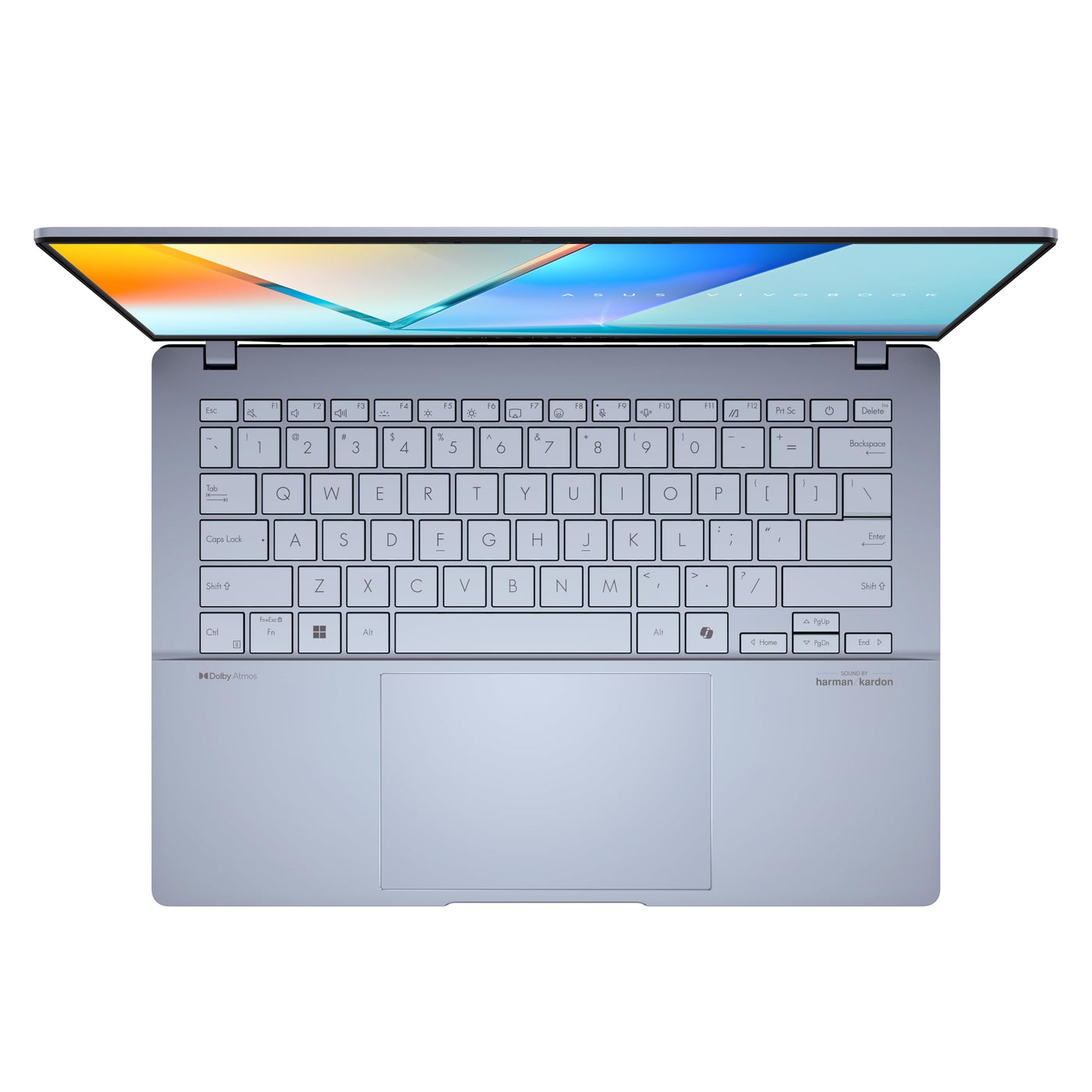 ASUS Vivobook S 14 OLED S5406SA Laptop | Copilot+ PC | 14" WUXGA 16:10 OLED Display | Intel Core Ultra 7 256V | 16GB RAM | 1TB SSD | Intel Arc | Win11 Home | QWERTZ | Mist Blue