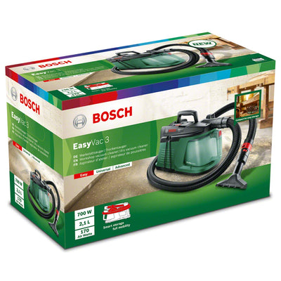 Bosch Handstaubsauger EasyVac 3 (700 Watt, 2 L Staubbehälterkapazität, im Karton)