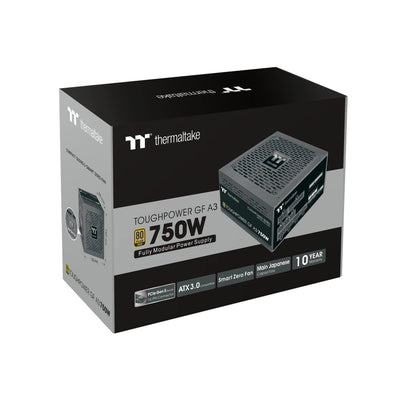 Thermaltake Toughpower GF A3 750W | PC-ATX-3.0-Netzteil | PCIe Gen 5.0 | 80-Plus-Gold | voll-modular | leiser 140 Lüfter | EU Zertifiziert