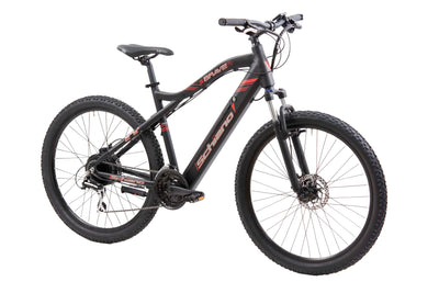 F.lli Schiano Braver, E Bike Mountainbike, 27.5 Zoll, 36V 11.6Ah Abnehmbarer Akku, Motor 250W 50Nm, MTB Ebike für Herren und Damen, Schwarz-Rot