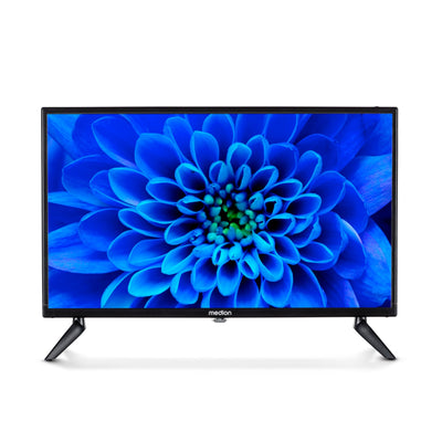 MEDION E12421 (MD 20113) 59,9 cm (24 Zoll) Full HD Fernseher (Triple Tuner Receiver, 12V KFZ Car-Adapter, perfekt für Camping Wohnmobil LKW Garten, CI+, Mediaplayer)