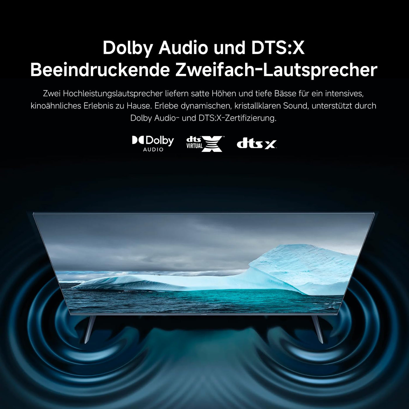 Xiaomi F Pro, 50 Zoll (127 cm), 4K UHD QLED, Smart TV, Fire TV, Triple Tuner DVB-C/S/S2/T/T2, HDR10, Game Boost mode 120Hz, MEMC, Sprachsteuerung mit Alexa, 2GB+32GB, Kompatibel mit Apple AirPlay