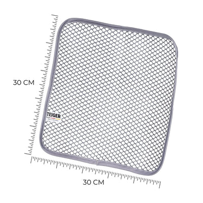 Teiger 2 x Teigreinigungstuch Teigreiniger Teigentferner Netztuch für hartnäckige Verschmutzungen Teigtuch Mesh Spültuch Reinigungstuch Spüllappen Doppelpack