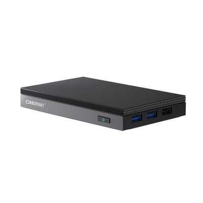 Orbsmart AW-15L Mini-PC Win11 Pro Desktop-PC | Computer | Micro-PC | lüfterlos | stromsparend (Intel N100 CPU, 16GB RAM, 512GB eMMC, USB-C, WiFi 6)