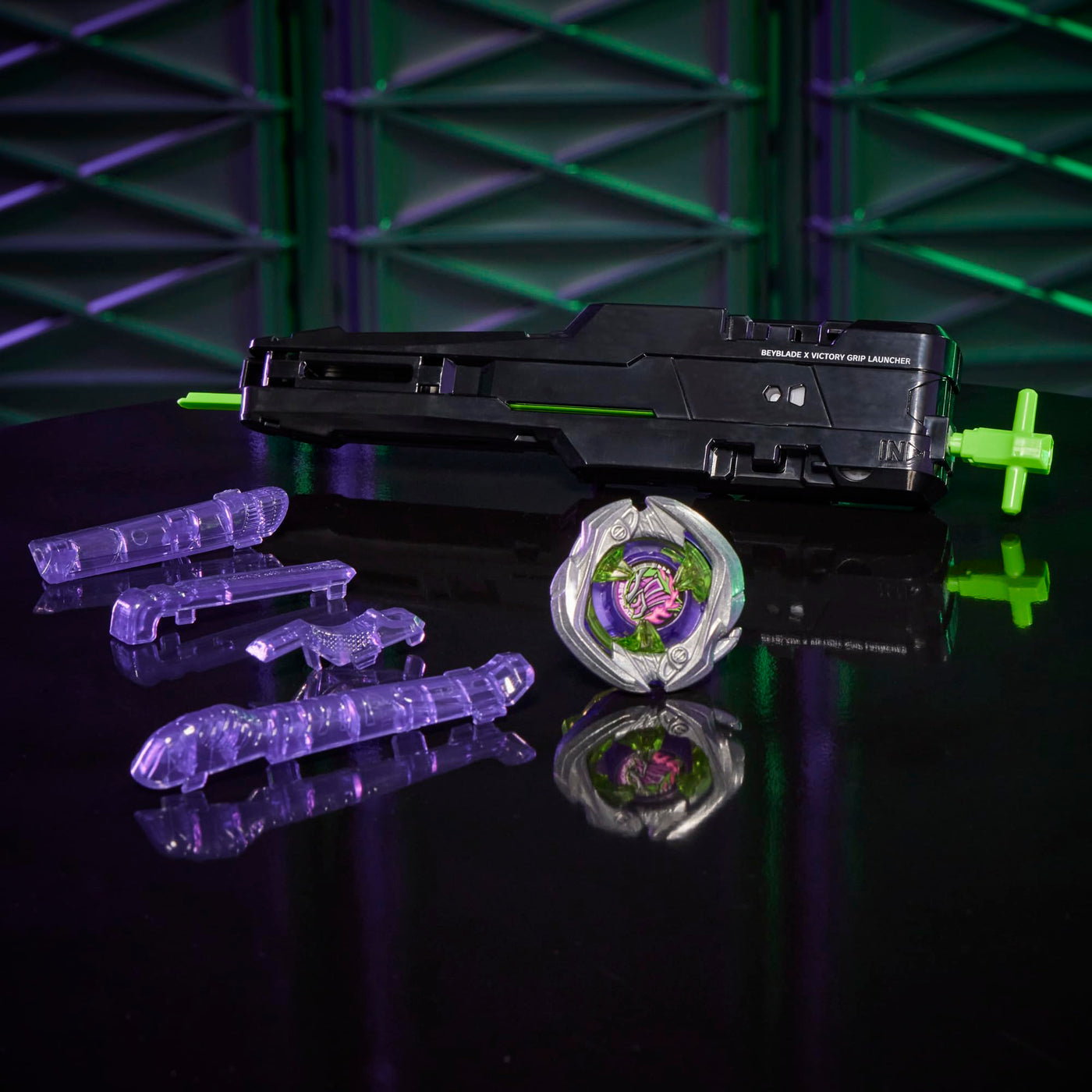 Hasbro Beyblade X Victory Grip rechtsdrehendes Starter-Set