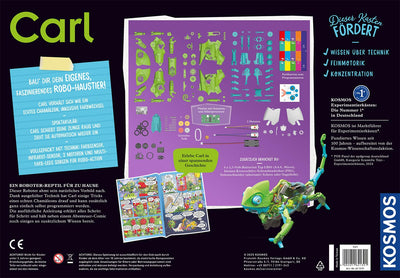 Kosmos 621391 Carl - Das Coding-Chamäleon, Roboter-Chamäleon mit Farbwechsel-Effekt, Codieren für Kinder, Experimentierkasten ab 10 Jahre