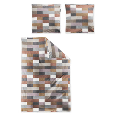 Irisette Edel-Feinbiber Bettwäsche Koala Kupfer 8534 1 Bettbezug 135 x 200 cm + 1 Kissenbezug 80 x 80 cm