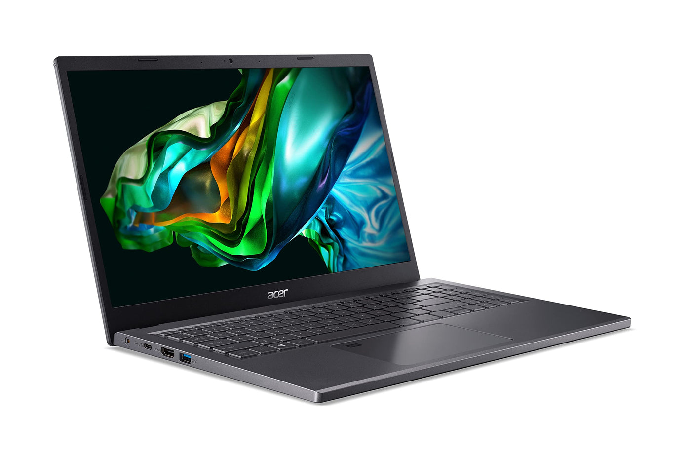 Acer Aspire 5 (A515-48M-R3AE) Laptop | 15, 6" FHD Display | AMD Ryzen 7 7730U | 16 GB RAM | 1 TB SSD | AMD Radeon Grafik | Windows 11 | QWERTZ Tastatur | grau