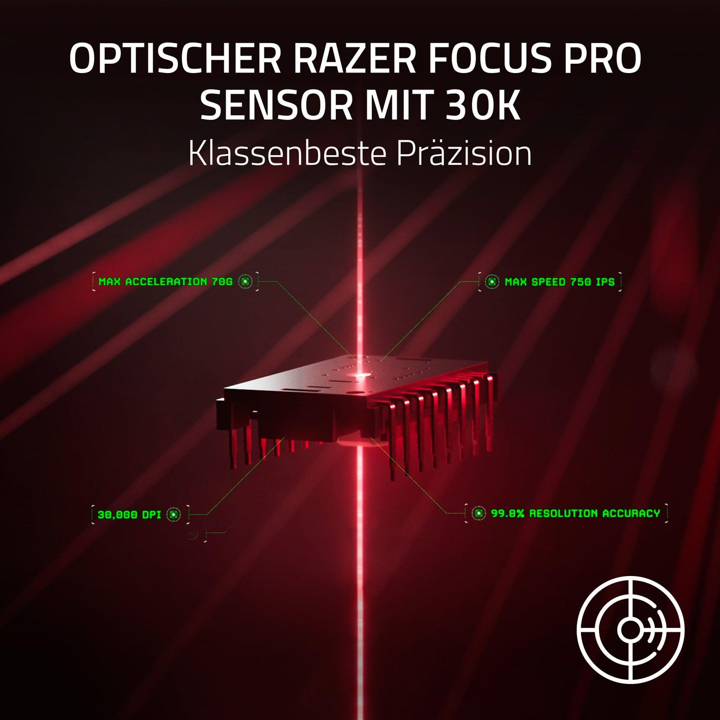 Razer DeathAdder V3 Pro - Leichte kabellose Ergonomische Esports-Maus (63g Leichtes Design, Focus Pro 30K Optischer Sensor, Mausschalter Gen-3, HyperSpeed Wireless) Schwarz