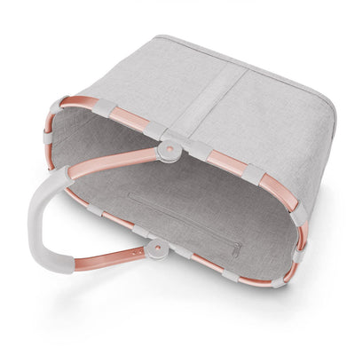 reisenthel carrybag twist sky rose– Stabiler Einkaufskorb mit viel Stauraum und praktischer Innentasche – Elegantes und wasserabweisendes Design