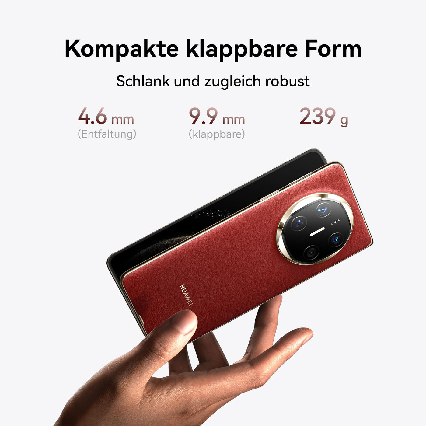 HUAWEI Mate X6 Schwarz 12+512 + Watch GT 4 46mm Schwarz, Smartphone, 12+512G, klappbare Form, Ultraschlank und robust, Ultra Chroma Kamera,Kunlun Glass der 2. Generation,Huawei X-True Display