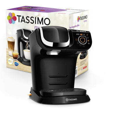 Tassimo My Way 2 Kapselmaschine TAS6502 Kaffeemaschine by Bosch, mit Wasserfilter, über 70 Getränke, Personalisierung, vollautomatisch, einfache Zubereitung, 1.500 Watt, 1,3 Liter, schwarz