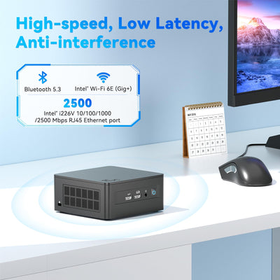 Intel NUC 13 PRO NUC13ANHi5 Arena Canyon, 16 GB RAM 512 GB SSD, Intel Core i5-1340P, Win 11 Pro Mini Desktop Computer, 8K/4K UHD, Gigabit Ethernet/WiFi-6/VESA für Business/Büro/Zuhause