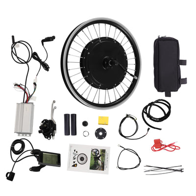 Taozhiyy Elektrofahrrad Umbausatz 20 Zoll, E-Bike Conversion Kit Vorderrad, 36V 500W Brushless Vorderradnaben Motor mit LCD-Display für V-Bremse, Scheibenbremse