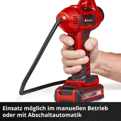 Einhell Akku-Autokompressor CE-CC 18 Li-Solo Power X-Change (Li-Ion, 18 V, max. 11 bar, 60 cm Druckluftschlauch, automat. Abschaltfunktion, Lieferung ohne Akku & ohne Ladegerät)