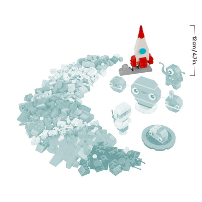 LEGO Classic Kreative Weltraumplaneten, baubares Sonnensystem-Modell für Kinder, Weltraum-Spielzeug mit Rakete, Raumschiff, Planeten und Alien, Geschenk für Kinder, Jungs und Mädchen ab 5 Jahren 11037