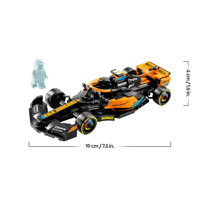 LEGO Speed Champions McLaren Formel 1 Rennwagen 2023, Spielzeug für Kinder ab 9 Jahren, Jungen und Mädchen, die gerne selbstständig Spielen, baubares Fahrzeugmodell, Kinderzimmer-Dekoration 76919