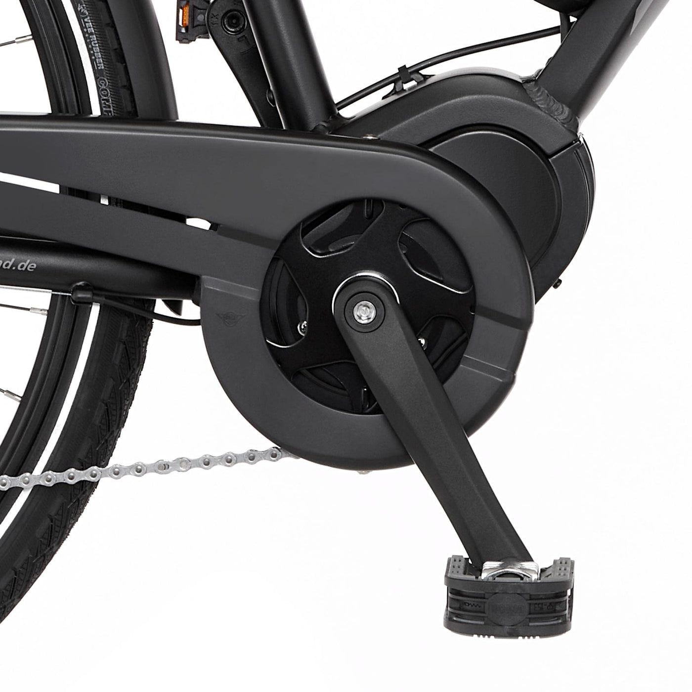 Fischer E-Bike Trekking, VIATOR ETD 1861 Elektrofahrrad für Damen, RH 44 cm, Mittelmotor 80 Nm, 48 V Akku, schwarz matt, 28 Zoll