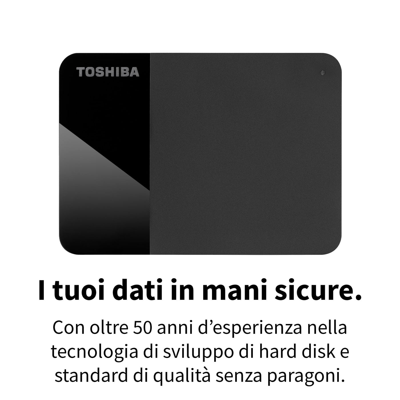 Toshiba 1 TB Canvio Ready — tragbare externe 2,5-Zoll-Festplatte mit USB 3.2 Gen 1 High Speed, kompatibel mit Microsoft Windows 8.1, 10, 11 und macOS, schwarz (HDTB410EK3AA)