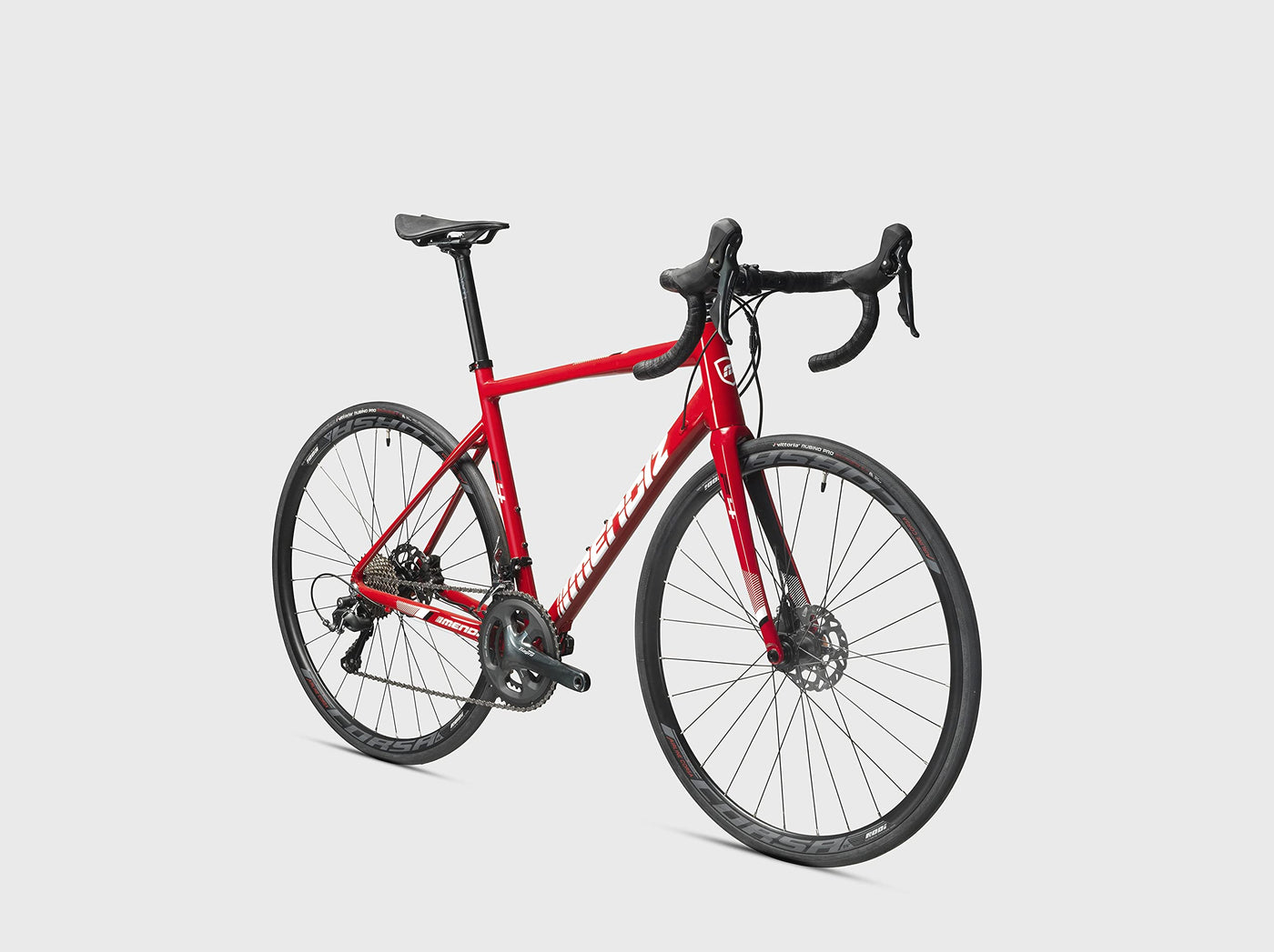 Mendiz Bikes Rennrad F4.08, Aluminium, Größe: 57 cm, Shimano Tiagra R4700, Scheibenbremsen, Farbe rot