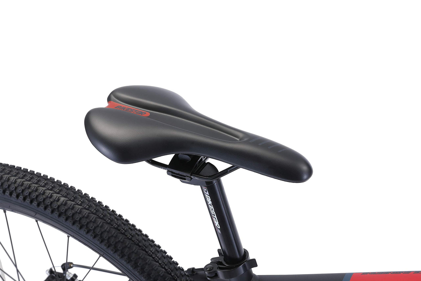 BIKESTAR Hardtail Aluminium Mountainbike Shimano 21 Gang Schaltung, Scheibenbremse 29 Zoll Reifen | 17 Zoll Rahmen Alu MTB | Schwarz Rot