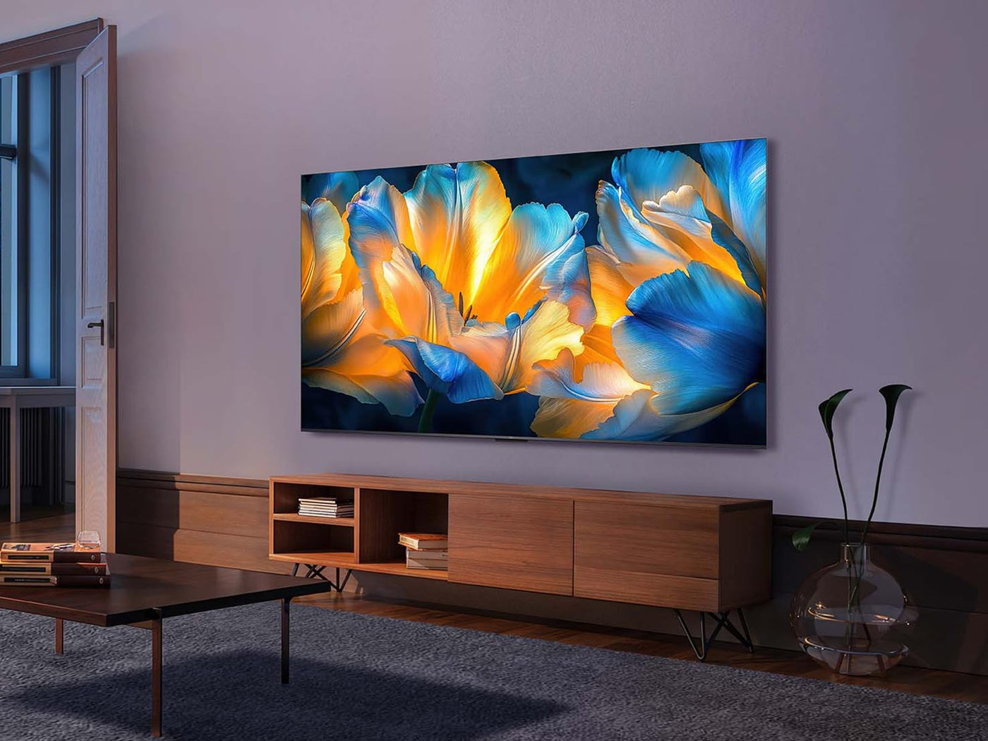 TCL 75Q6C 75 Zoll QD-Mini LED Fernseher, 4K HDR Premium 1000nits, Smart TV mit Google TV (Dolby Vision IQ & Atmos, Onkyo 2.1 Soundsystem, 144Hz Motion Clarity Pro, Game Master)