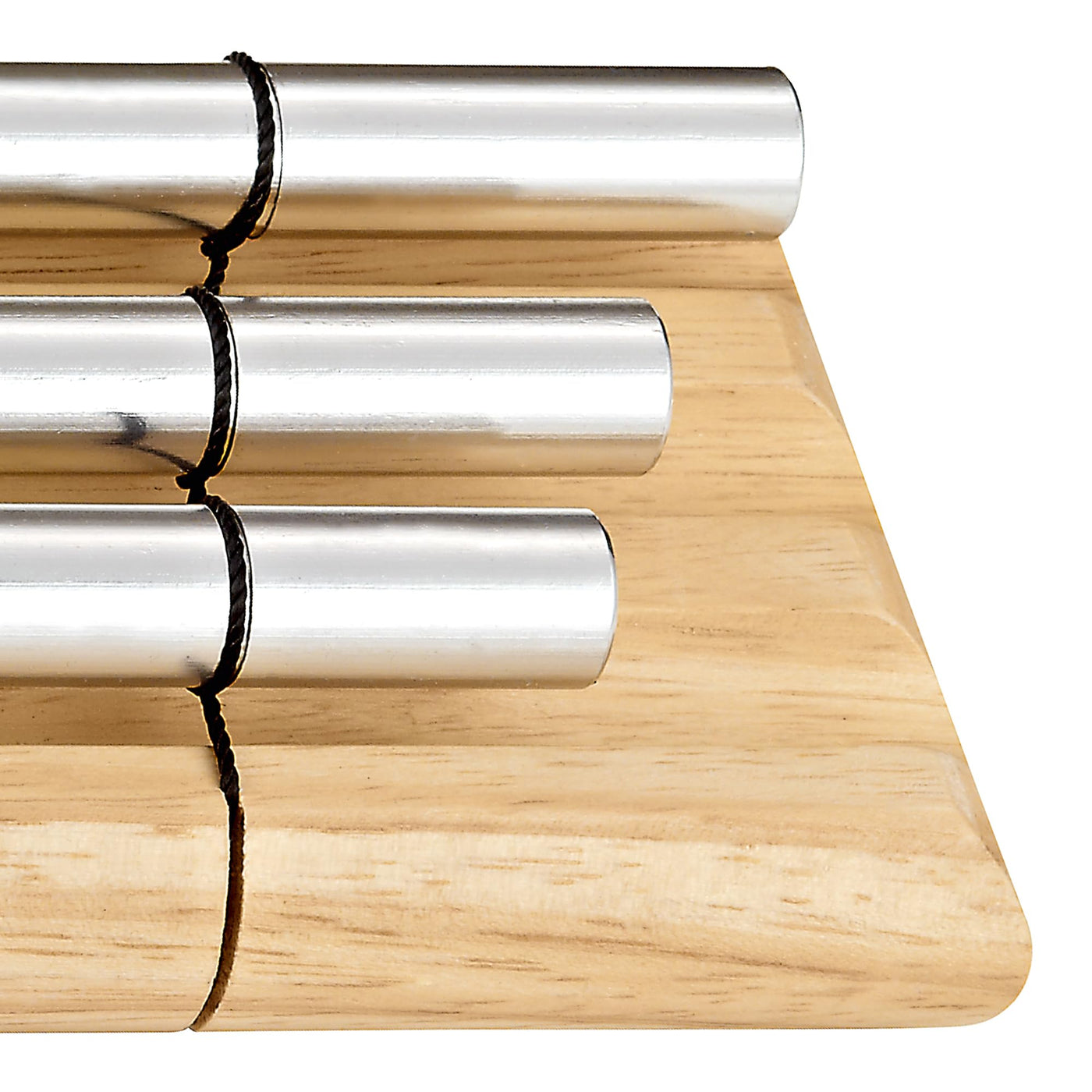 Nino Percussion Energy Chimes Musikinstrument – mit 3 Klangstäben – inklusive Schlägel – für Kinder ab 3 Jahren – Holz und Aluminium, Natur (NINO580)