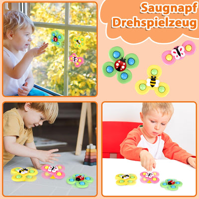 Herenear 6 in 1 Montessori Spielzeug Baby, Spielzeug Baby ab 6 Monate, Motorikspielzeug, Stapelspiel Bausteine, Tissue Box, Montessori Spielzeug ab 1 Jahr, Geschenk für Junge Mädchen