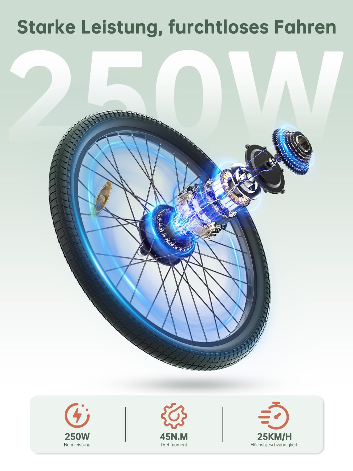Touroll B2 26 Zoll City E-Bike mit 250W 50N.M Motor und 36V 561.6Wh Abnehmbarem Akku Pedelec Cityräder Elektrofahrrad, 25KM/H, Reichweite 100km, Ebikes für Erwachsene Herren und Damen Stadtpendler