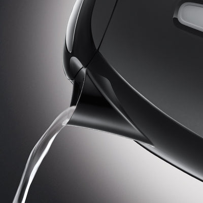 Russell Hobbs Wasserkocher [1,7l, 2400W, blaue LED-Beleuchtung] Textures+ (Schnellkochfunktion, herausnehmbarer Kalkfilter, beleuchtete Wasserstandsanzeige, autom. Deckelöffnung) Teekocher 22591-70