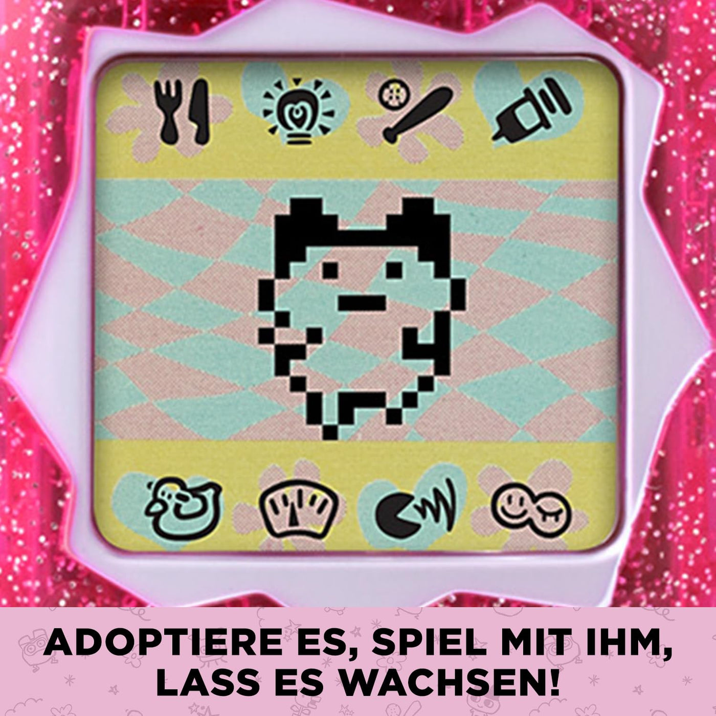 Bandai - Original Tamagotchi Color Collection Pink - Elektronisches virtuelles Haustier mit Farbdisplay - Interaktives Spielzeug - Rosa Tamagotchi - Spielzeug Kinder ab 8 Jahren - 46007