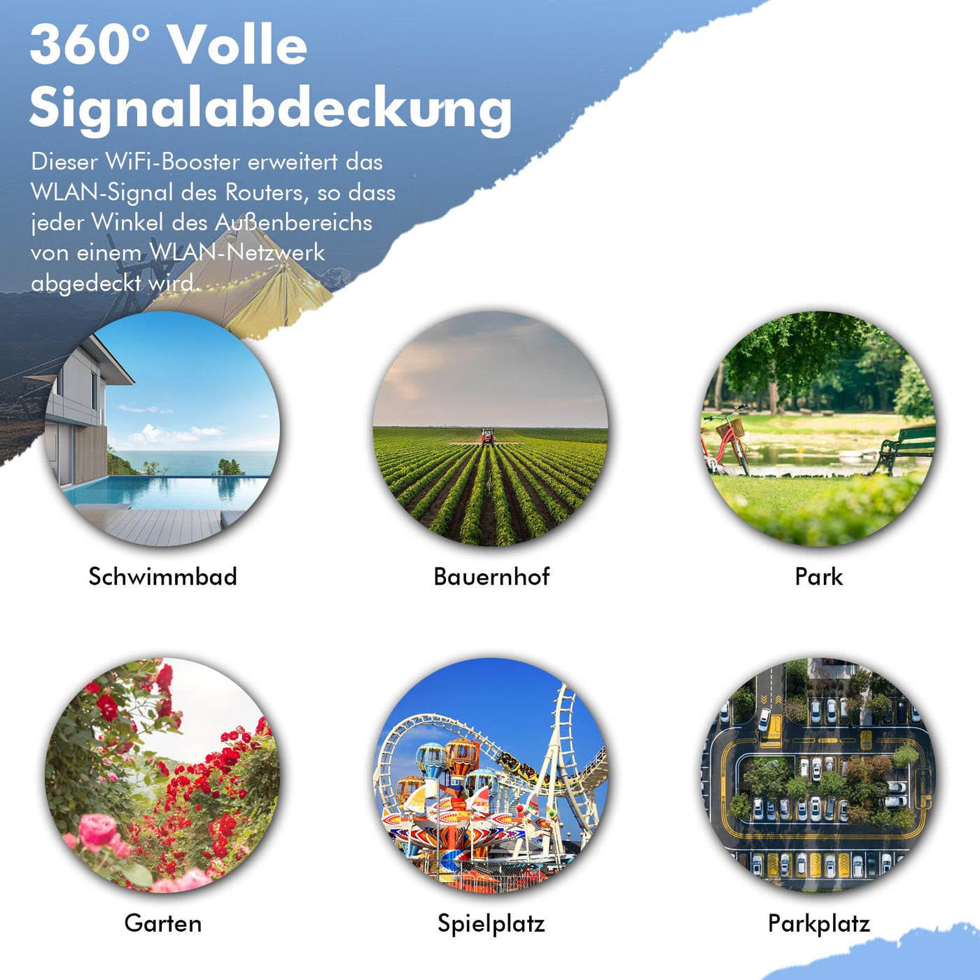 WONLINK Outdoor WLAN Access Points, AC1200 Wetterfeste Outdoor WLAN Repeater Dualband Outdoor Wireless WLAN Access Point mit PoE-betrieben, IP66 Wasserdicht, Unterstützung von Repeater/AP/Router Modus