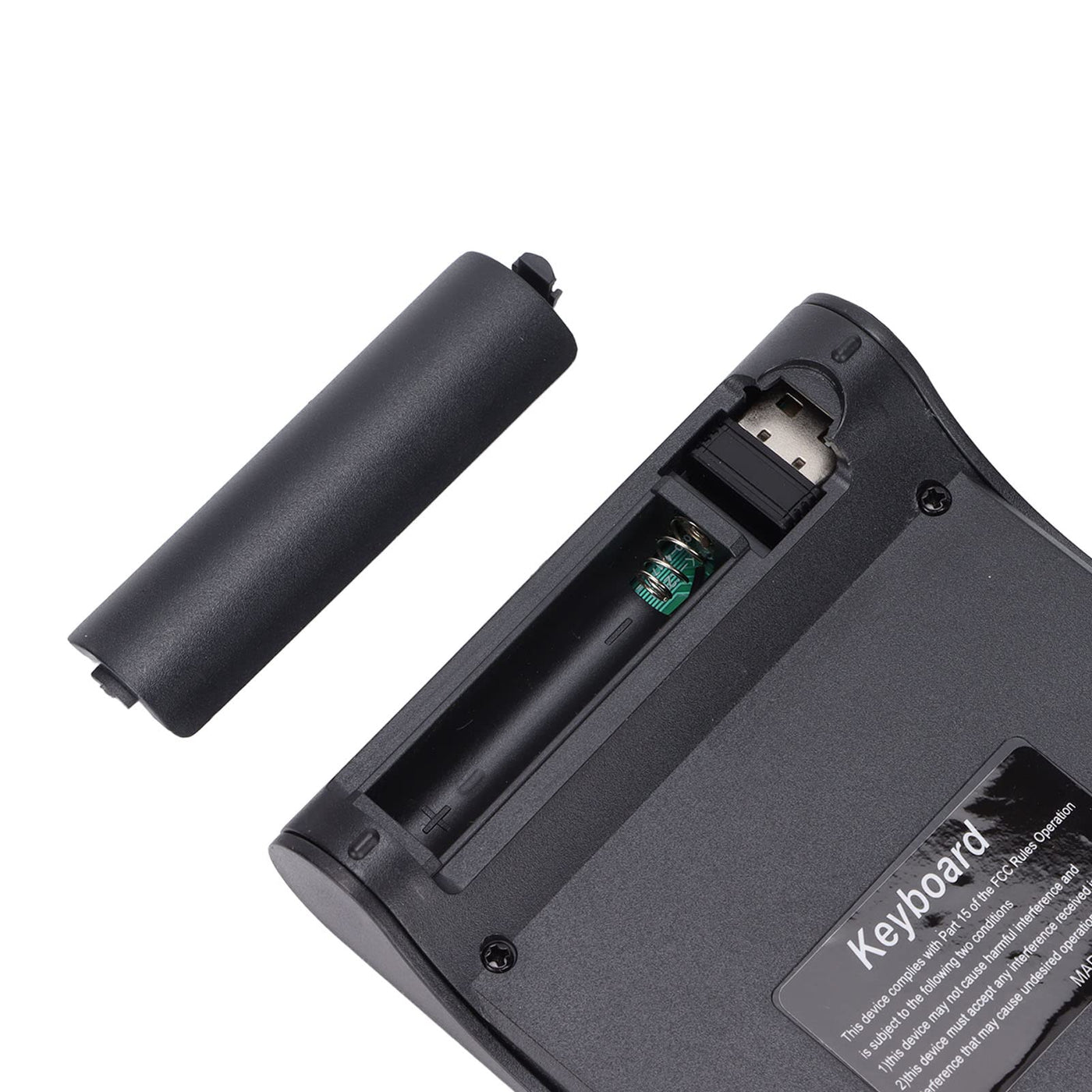 Wiederaufladbarer Kabelloser Nummernblock Und Maus,Kombination aus Kabellosem Nummernblock Und Maus, 2.4-GHz-Kombination aus Tragbarem, Ultraflachem USB-Ziffernblock Und Maus Für Windows-Laptops