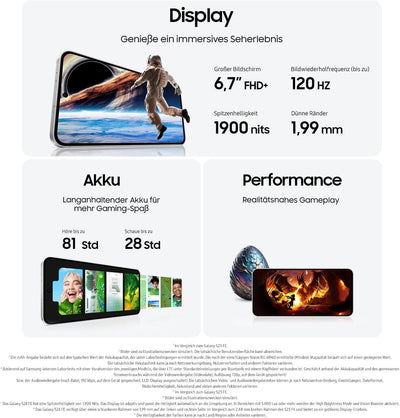 Samsung Galaxy S24 FE Smartphone 256 GB Graphit