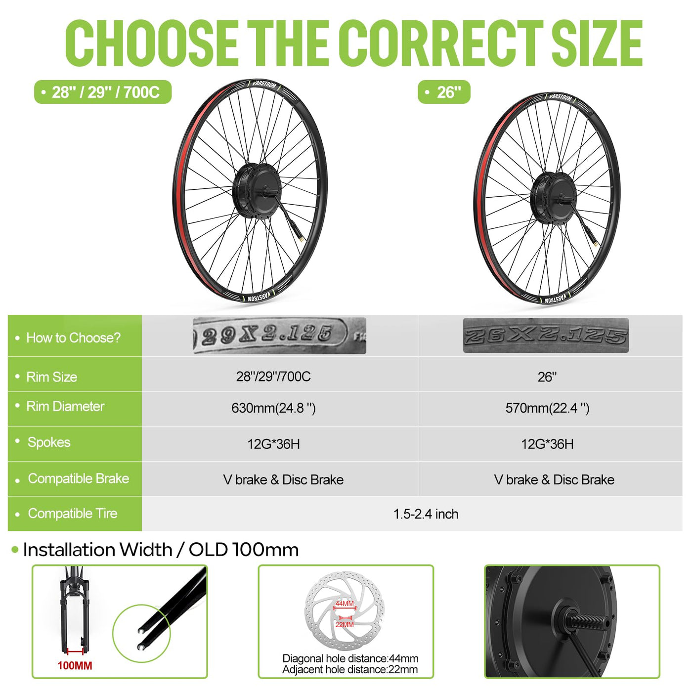 Bafang 48V500W 700C Vorderradnabenmotor-Kit G020 E-Bike Umbausatz mit P860ML Digitalanzeige und Smart Controller