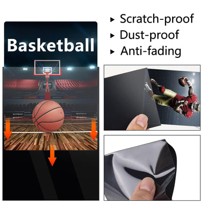 Mlikero 500 Stück Weiche Sammelkartenhüllen, 66 x 91 mm Standardgröße Sammelkarten Karten Hüllen, Perfekte Passform fit für Sammelkarten, Sportkarten (Schwarz)