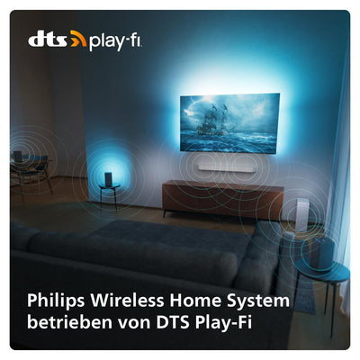 Philips Ambilight 65OLED809 4K OLED Smart TV - 65-Zoll Display mit P5 AI Perfect Picture, Ultra HD Google TV, Dolby Vision und Dolby Atmos Sound - Funktioniert mit Alexa und Google Sprachassistent