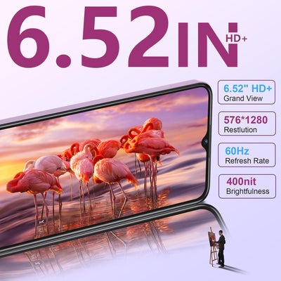 OUKITEL C1 Pro Smartphone Ohne Vertrag Android 15, 16GB+256GB/1TB Handy Ohne Vertrag, 5150mAh Smartphone Günstig, 6.52" HD+, 13MP Kamera Simlockfreie Handys, Gemini AI/Dual 4G SIM/3 Steckplatz