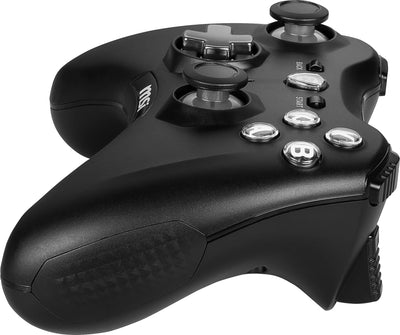 MSI FORCE GC20 V2 Kabelgebundener PC-Gamepad Controller - austauschbare D-Pad-Abdeckungen, zwei Vibrationsmotoren, USB 2.0 - schwarz, kabelgebunden