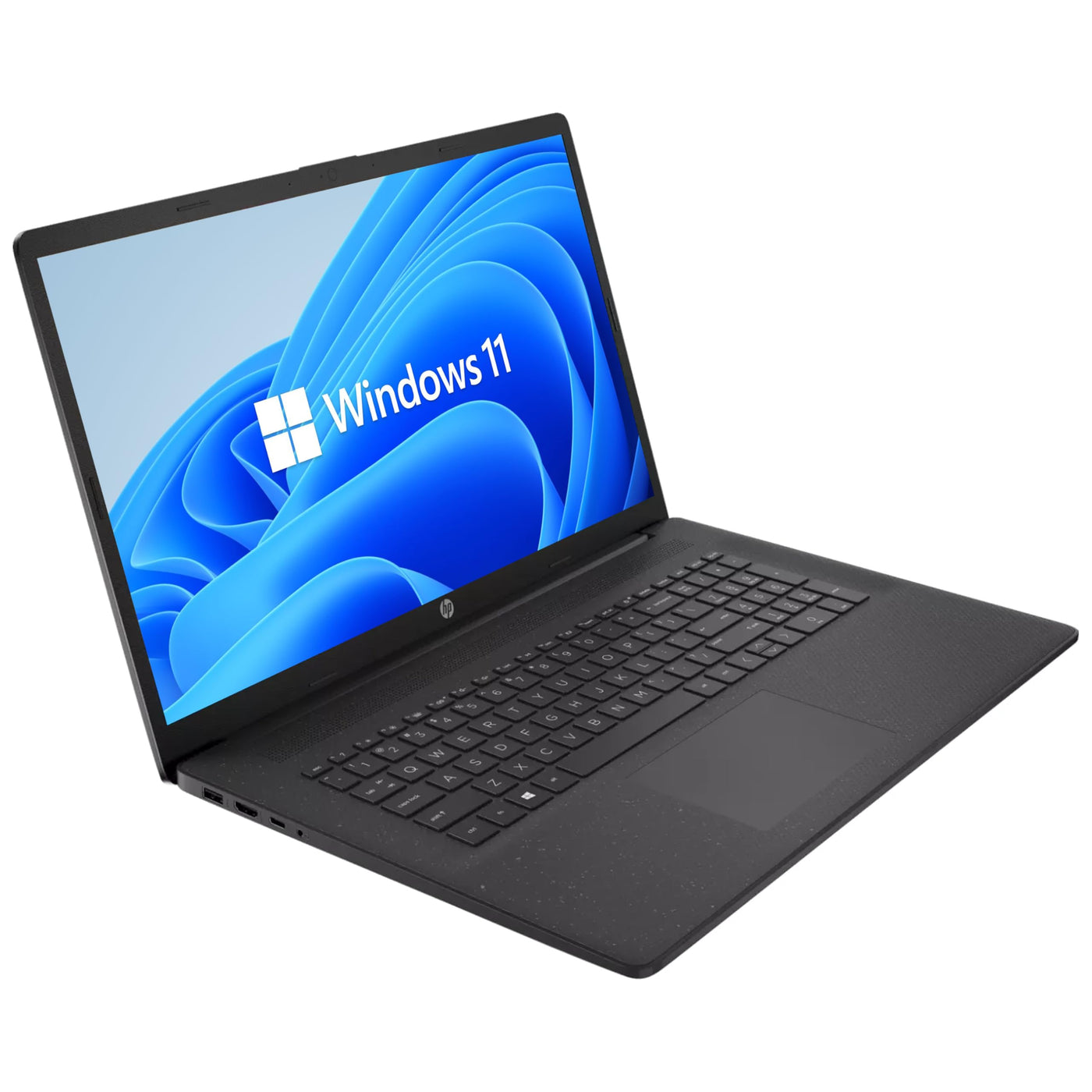 HP Laptop, 17,3 Zoll IPS Full-HD Display, Intel N200 4 x 3.70 GHz, 32 GB DDR4 RAM, 1000 GB SSD, Intel UHD Graphics, Schwarz, Norton 360, Windows 11