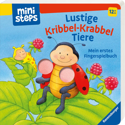 ministeps: Lustige Kribbel-Krabbel Tiere: Mein erstes Fingerspielbuch. Ab 12 Monaten.
