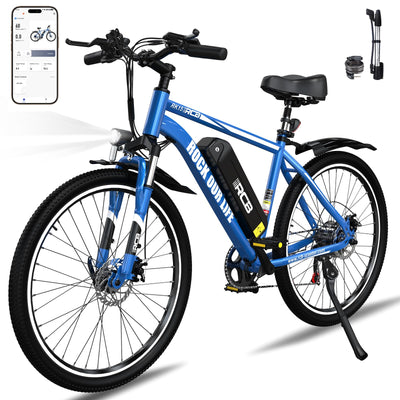 RCB E Bike RK15, Elektrofahrrad 26 Zoll mit 10.4Ah 36V Lithium-Akku，Elektrofahrrad für Erwachsene für Damen und Herren， 7-Gäng, City Electric Bike Reichweite bis zu 35-90Km