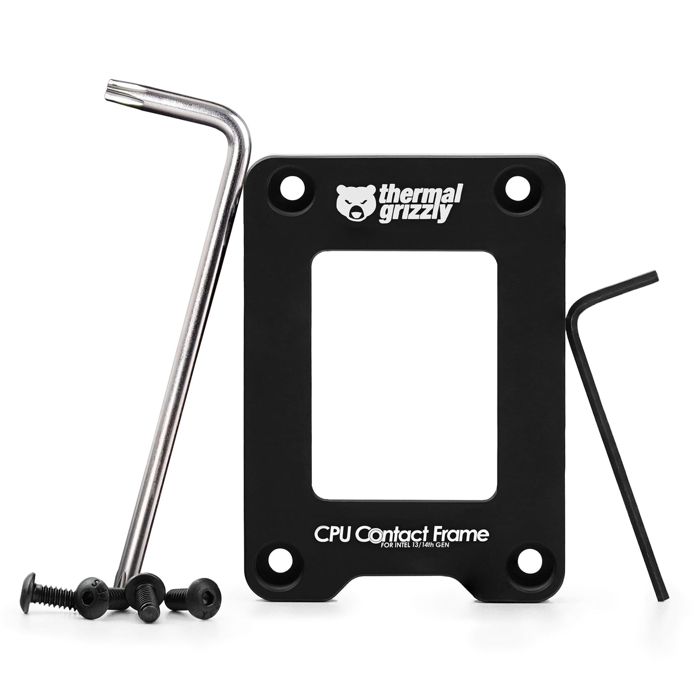 Thermal Grizzly - CPU Contact Frame Intel 13. & 14. Generation - Zur Optimierung des CPU-Kontaktdrucks zur Verbesserung der Kühlleistung - Einfache Installation - von der8auer