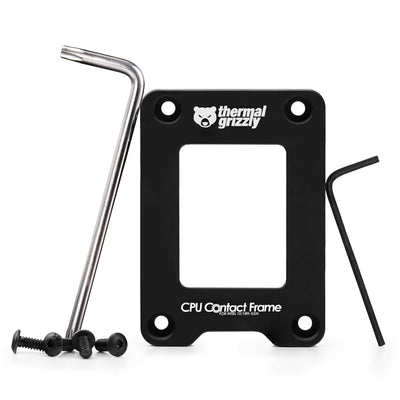 Thermal Grizzly - CPU Contact Frame Intel 13. & 14. Generation - Zur Optimierung des CPU-Kontaktdrucks zur Verbesserung der Kühlleistung - Einfache Installation - von der8auer
